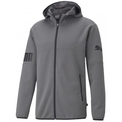 Мужская толстовка Puma Power Cat Full-Zip Hoodie Castlerock XS