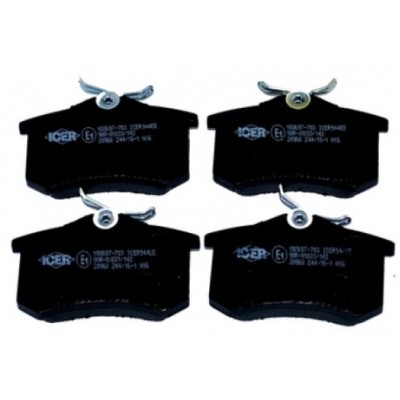 Set placute frână ICER 180697-703