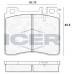 Set placute frână ICER IC-181158