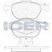 Set placute frână ICER 181537