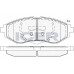 Set placute frână ICER 181566