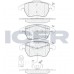 Set placute frână ICER 181567