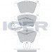 Set placute frână ICER 181605