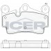 Set placute frână ICER 181611