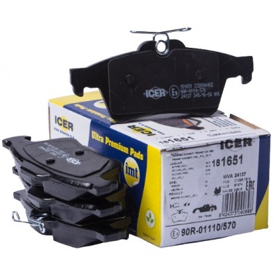Set placute frână ICER 181651