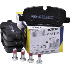 Set placute frână ICER 181661-700