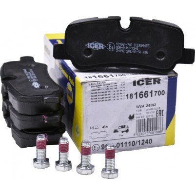 Set placute frână ICER 181661-700