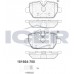 Set placute frână ICER 181664-700