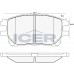 Set placute frână ICER 181671