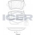Set placute frână ICER 181674-203