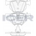Set placute frână ICER 181684