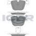 Set placute frână ICER 181687