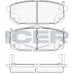 Set placute frână ICER 181720