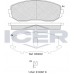 Set placute frână ICER 181747