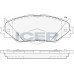 Set placute frână ICER 181750