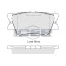 Set placute frână ICER 181761