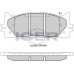Set placute frână ICER 181764