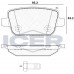 Set placute frână ICER 181801