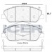 Set placute frână ICER 181828