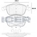 Set placute frână ICER 181856