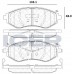 Set placute frână ICER 182040