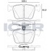 Set placute frână ICER 182098