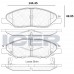 Set placute frână ICER 182074