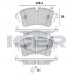 Set placute frână ICER 182256