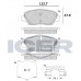 Set placute frână ICER 182375