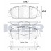 Set placute frână ICER 182153