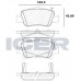Комплект тормозных колодок ICER 181870