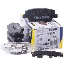 Set placute frână ICER 182036