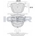 Set placute frână ICER 181896
