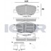 Set placute frână ICER 182323