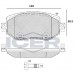 Set placute frână ICER 182292
