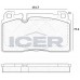 Set placute frână ICER 182112
