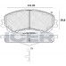 Set placute frână ICER 182181