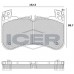 Set placute frână ICER 182366