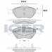 Set placute frână ICER 181877