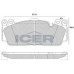 Set placute frână ICER 182358