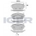 Set placute frână ICER 182212