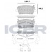 Set placute frână ICER 182368