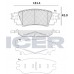 Set placute frână ICER 182262