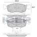 Set placute frână ICER 182225