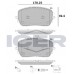 Set placute frână ICER 182365