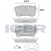 Set placute frână ICER 182072-067
