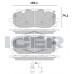 Set placute frână ICER 182254