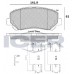 Set placute frână ICER 182196