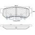 Set placute frână ICER 182058