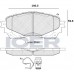 Set placute frână ICER 182126